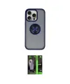 ieg™ iPhone 16 Pro Max Kılıf Yörünge Çizgi - Şeffaf 360 Full Body Arka Koruyucu