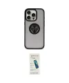 ieg™ iPhone 16 Pro Max Kılıf Yörünge Çizgi - Şeffaf Pasifik Cam Ekran Koruyucu