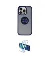 ieg™ iPhone 16 Pro Max Kılıf Yörünge Çizgi - Siyah 3D Antistatik Seramik Nano Ekran Koruyucu