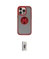ieg™ iPhone 16 Pro Max Kılıf Yörünge Çizgi - Siyah Bilvis 3D Cam Ekran Koruyucu