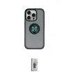 ieg™ iPhone 16 Pro Max Kılıf Yörünge Çizgi - Siyah Bilvis 3D Cam Ekran Koruyucu