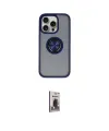 ieg™ iPhone 16 Pro Max Kılıf Yörünge Çizgi - Siyah Bilvis Hayalet Cam Ekran Koruyucu