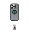 ieg™ iPhone 16 Pro Max Kılıf Yörünge Çizgi - Siyah Bilvis Hayalet Cam Ekran Koruyucu