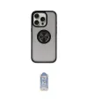 ieg™ iPhone 16 Pro Max Kılıf Yörünge Çizgi - Siyah Joko Magic 5D Cam