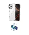 ieg™ iPhone 16 Pro Max Kılıf Yörünge Form - Siyah 3D Antistatik Seramik Nano Ekran Koruyucu
