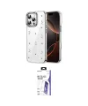 ieg™ iPhone 16 Pro Max Kılıf Yörünge Form - Siyah Bilvis 3X AR HD Cam Ekran Koruyucu