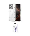 ieg™ iPhone 16 Pro Max Kılıf Yörünge Form - Siyah Bilvis 3X AR HD Cam Ekran Koruyucu