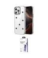 ieg™ iPhone 16 Pro Max Kılıf Yörünge Form - Siyah Bilvis 3X AR HD Cam Ekran Koruyucu