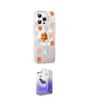 ieg™ iPhone 16 Pro Max Kılıf Yörünge Işık Prime - Siyah Bilvis 5in1 5D Magic Hayalet Cam Ekran Koruyucu