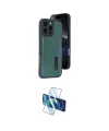 ieg™ iPhone 16 Pro Max Kılıf Yörünge Işık Serisi - Siyah 3D Antistatik Cam Ekran Koruyucu