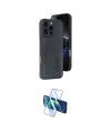 ieg™ iPhone 16 Pro Max Kılıf Yörünge Işık Serisi - Siyah 3D Antistatik Cam Ekran Koruyucu