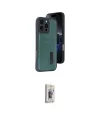 ieg™ iPhone 16 Pro Max Kılıf Yörünge Işık Serisi - Siyah Bilvis 3D Cam Ekran Koruyucu