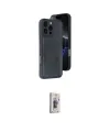 ieg™ iPhone 16 Pro Max Kılıf Yörünge Işık Serisi - Siyah Bilvis 3D Cam Ekran Koruyucu