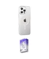 ieg™ iPhone 16 Pro Max Kılıf Yörünge Koleksiyonu - Siyah Bilvis 5in1 3D Magic Cam Ekran Koruyucu