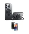 ieg™ iPhone 16 Pro Max Kılıf Zirve Çizgi Prime - Siyah 3D Antistatik Mat Seramik Nano Ekran Koruyucu