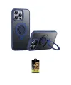 ieg™ iPhone 16 Pro Max Kılıf Zirve Çizgi Prime - Siyah Buffer Cam Ekran Koruyucu