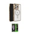 ieg™ iPhone 16 Pro Max Kılıf Zirve Doku Prime - Şeffaf 360 Full Body Arka Koruyucu