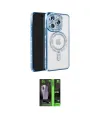 ieg™ iPhone 16 Pro Max Kılıf Zirve Doku Prime - Şeffaf 360 Full Body Arka Koruyucu