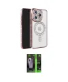 ieg™ iPhone 16 Pro Max Kılıf Zirve Doku Prime - Şeffaf 360 Full Body Arka Koruyucu