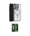 ieg™ iPhone 16 Pro Max Kılıf Zirve Doku Prime - Şeffaf 360 Full Body Arka Koruyucu