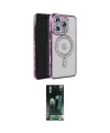 ieg™ iPhone 16 Pro Max Kılıf Zirve Doku Prime - Siyah 360 Mat Full Body Arka Koruyucu