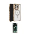ieg™ iPhone 16 Pro Max Kılıf Zirve Doku Prime - Siyah 360 Mat Full Body Arka Koruyucu