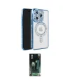 ieg™ iPhone 16 Pro Max Kılıf Zirve Doku Prime - Siyah 360 Mat Full Body Arka Koruyucu