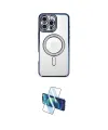 ieg™ iPhone 16 Pro Max Kılıf Zirve Doku Prime - Siyah 3D Antistatik Cam Ekran Koruyucu