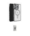 ieg™ iPhone 16 Pro Max Kılıf Zirve Doku Prime - Siyah Bilvis 3D Cam Ekran Koruyucu