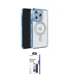 ieg™ iPhone 16 Pro Max Kılıf Zirve Doku Prime - Siyah Bilvis 3X AR Hayalet Cam Ekran Koruyucu