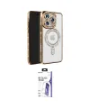 ieg™ iPhone 16 Pro Max Kılıf Zirve Doku Prime - Siyah Bilvis 3X AR HD Cam Ekran Koruyucu