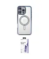 ieg™ iPhone 16 Pro Max Kılıf Zirve Doku Prime - Siyah Bilvis 3X AR HD Cam Ekran Koruyucu