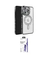 ieg™ iPhone 16 Pro Max Kılıf Zirve Doku Prime - Siyah Bilvis 3X AR HD Cam Ekran Koruyucu