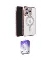 ieg™ iPhone 16 Pro Max Kılıf Zirve Doku Prime - Siyah Bilvis 5in1 3D Magic Cam Ekran Koruyucu