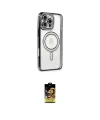 ieg™ iPhone 16 Pro Max Kılıf Zirve Doku Prime - Siyah Buffer Cam Ekran Koruyucu