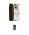 ieg™ iPhone 16 Pro Max Kılıf Zirve Doku Prime - Siyah Joko Magic 5D Hayalet Cam