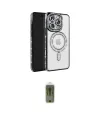 ieg™ iPhone 16 Pro Max Kılıf Zirve Doku Prime - Siyah Joko Magic 5D Hayalet Cam