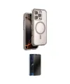 ieg™ iPhone 16 Pro Max Kılıf Zirve Klasik Prime - Siyah 3D Antistatik Hayalet Cam Ekran Koruyucu