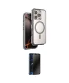 ieg™ iPhone 16 Pro Max Kılıf Zirve Klasik Prime - Siyah 3D Antistatik Hayalet Cam Ekran Koruyucu