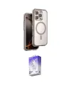 ieg™ iPhone 16 Pro Max Kılıf Zirve Klasik Prime - Siyah Bilvis 5in1 3D Magic Cam Ekran Koruyucu