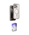 ieg™ iPhone 16 Pro Max Kılıf Zirve Klasik Prime - Siyah Bilvis 5in1 3D Magic Cam Ekran Koruyucu
