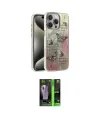 ieg™ iPhone 16 Pro Max Kılıf Zirve Modern Prime - Şeffaf 360 Full Body Arka Koruyucu