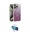 ieg™ iPhone 16 Pro Max Kılıf Zirve Modern Prime - Siyah 3D Antistatik Cam Ekran Koruyucu