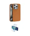 ieg™ iPhone 16 Pro Max Kılıf Zirve Modern Prime - Siyah 3D Antistatik Cam Ekran Koruyucu