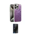 ieg™ iPhone 16 Pro Max Kılıf Zirve Modern Prime - Siyah 3D Antistatik Hayalet Cam Ekran Koruyucu