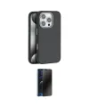 ieg™ iPhone 16 Pro Max Kılıf Zirve Modern Prime - Siyah 3D Antistatik Hayalet Cam Ekran Koruyucu