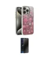 ieg™ iPhone 16 Pro Max Kılıf Zirve Modern Prime - Siyah 3D Antistatik Hayalet Cam Ekran Koruyucu