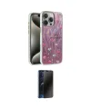 ieg™ iPhone 16 Pro Max Kılıf Zirve Modern Prime - Siyah 3D Antistatik Hayalet Cam Ekran Koruyucu
