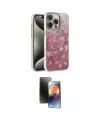 ieg™ iPhone 16 Pro Max Kılıf Zirve Modern Prime - Siyah 3D Antistatik Mat Seramik Nano Ekran Koruyucu