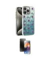 ieg™ iPhone 16 Pro Max Kılıf Zirve Modern Prime - Siyah 3D Antistatik Mat Seramik Nano Ekran Koruyucu